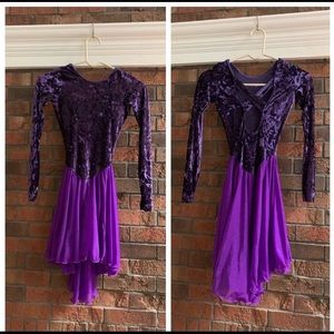 GK Purple Figure Skating Dress ⛸